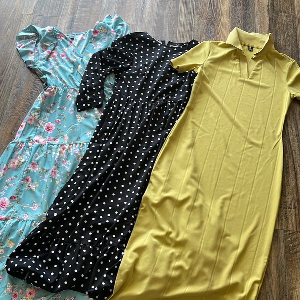 SHEIN 3 pack maxi dress